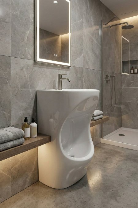 مغسلة وضوء مودرن أرضية